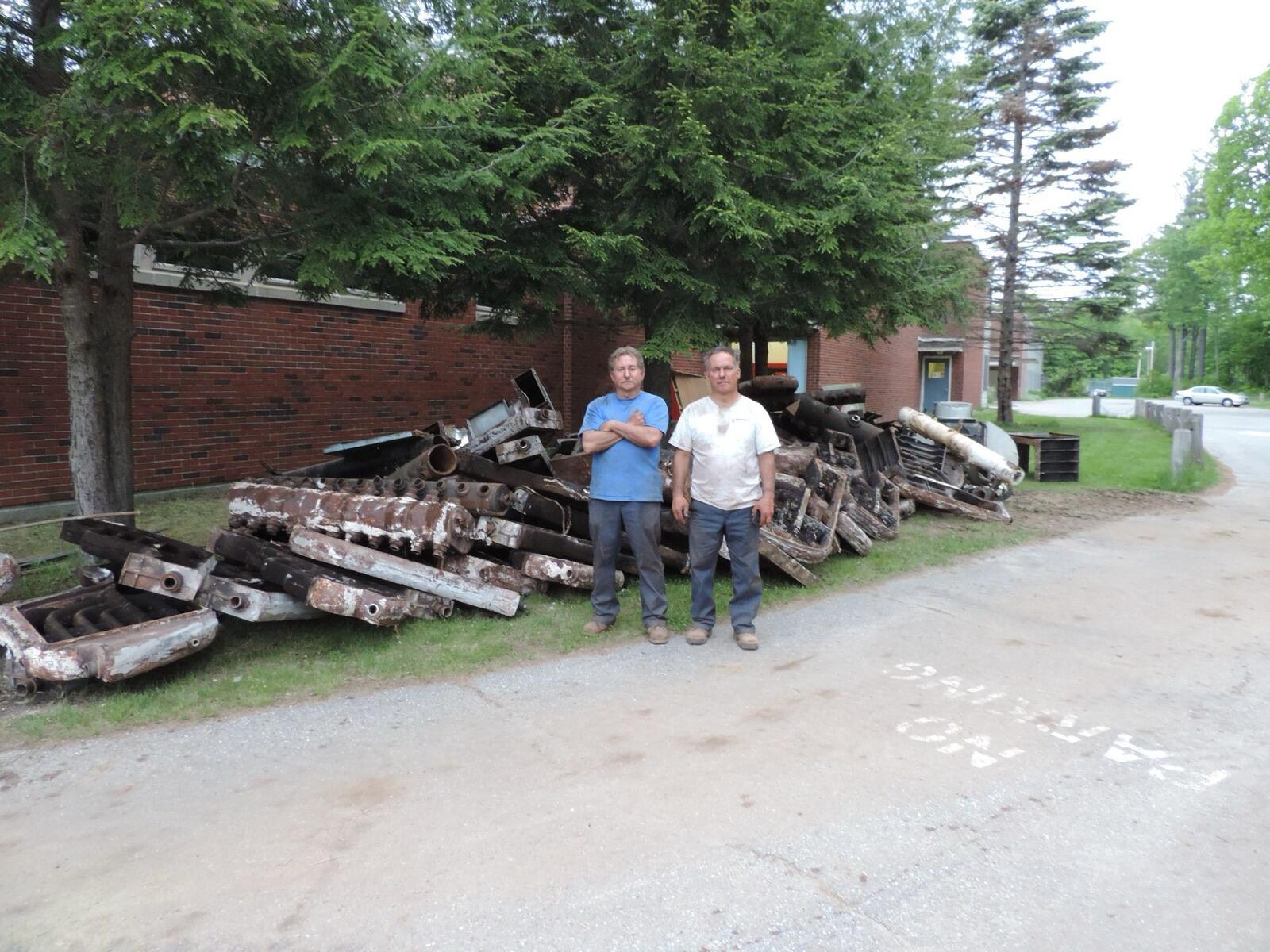 Moving sections at Halldale Highschool