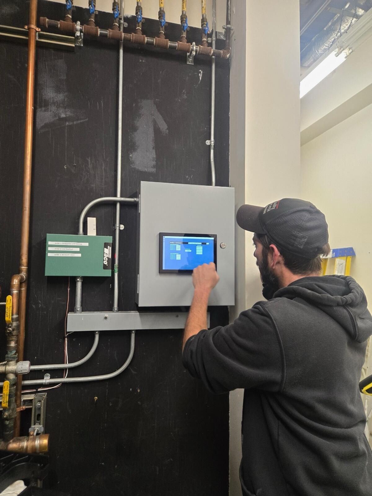 Building automation installation