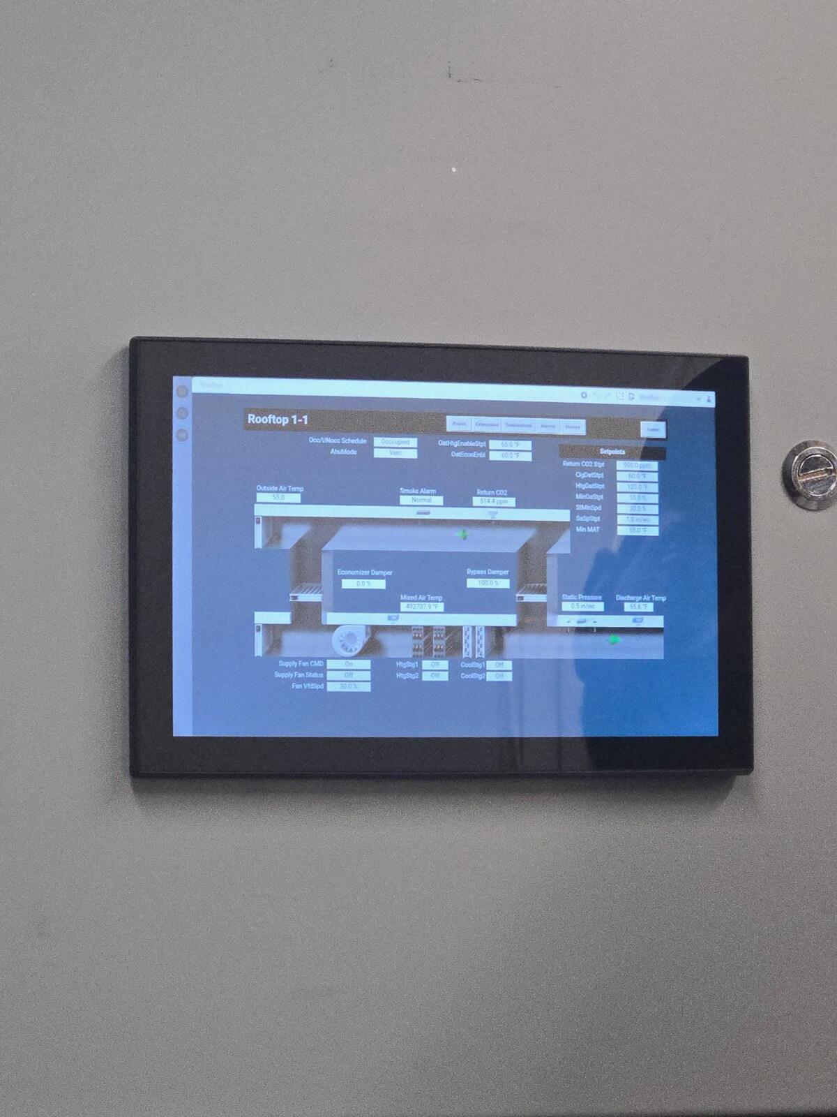 Building automation installation